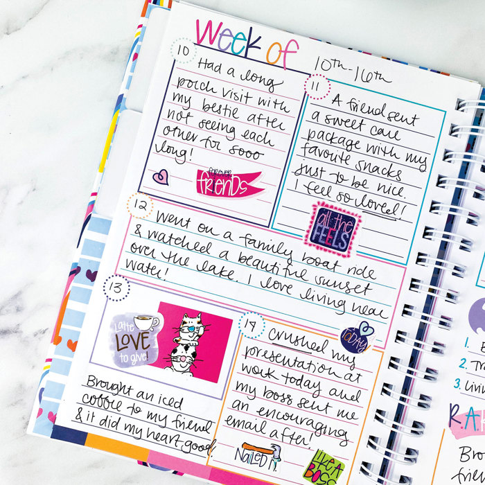 Gratitude Finder® Gratitude Journal + Sticker Bundle