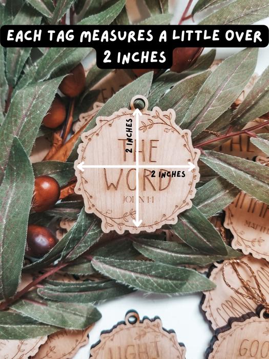 25 Names of Jesus Ornaments