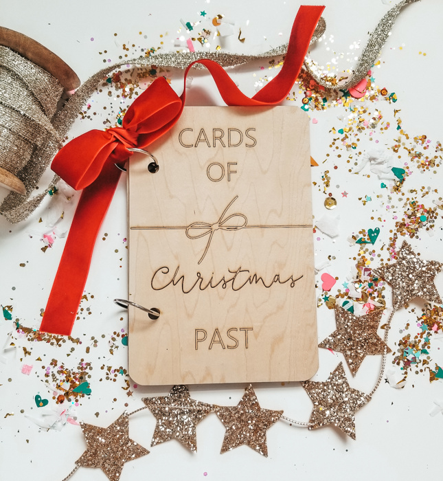 Cards of Christmas Past Keepsake Holder