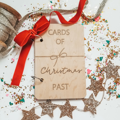 Cards of Christmas Past Keepsake Holder