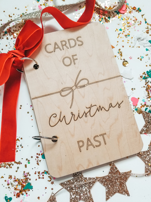 Cards of Christmas Past Keepsake Holder