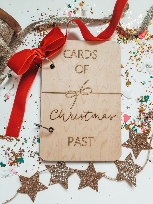 Cards of Christmas Past Keepsake Holder