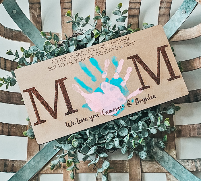 Mother's Day Handprint Keepsake