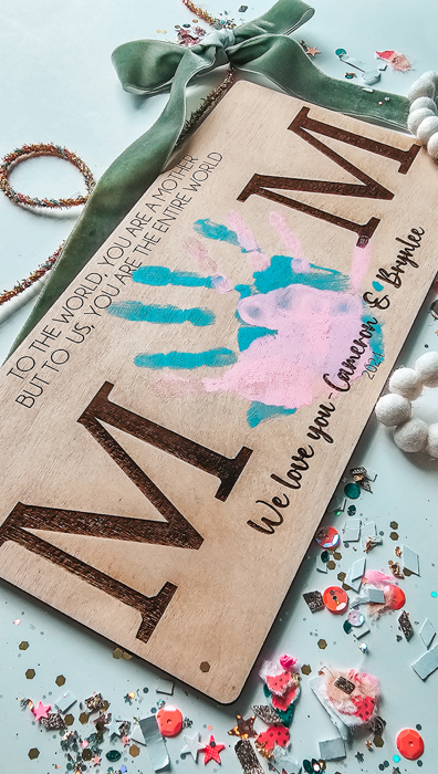 Mother's Day Handprint Keepsake
