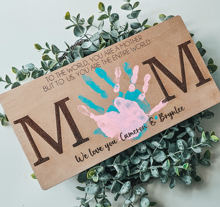 Mother's Day Handprint Keepsake