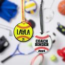  Personalized Sport Ornament | 2.5 Inch Acrylic