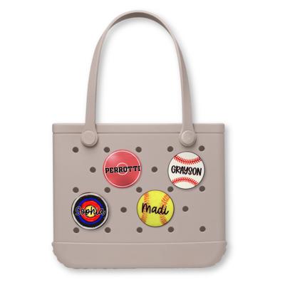 Personalized Sport Bag Charm | 2.5 Inch