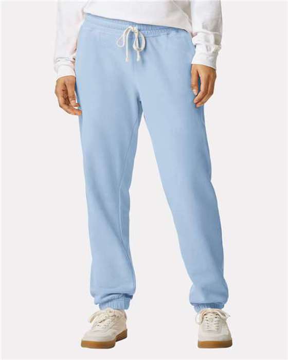 Unisex Garment-Dyed Lightweight Sweatpants with Embellishment