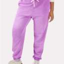  Unisex Garment-Dyed Lightweight Sweatpants with Embellishment