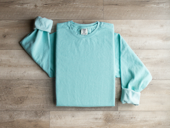 19 Colors - 100% Cotton Goodness Soft Style Garment-Dyed Crewneck Sweatshirt