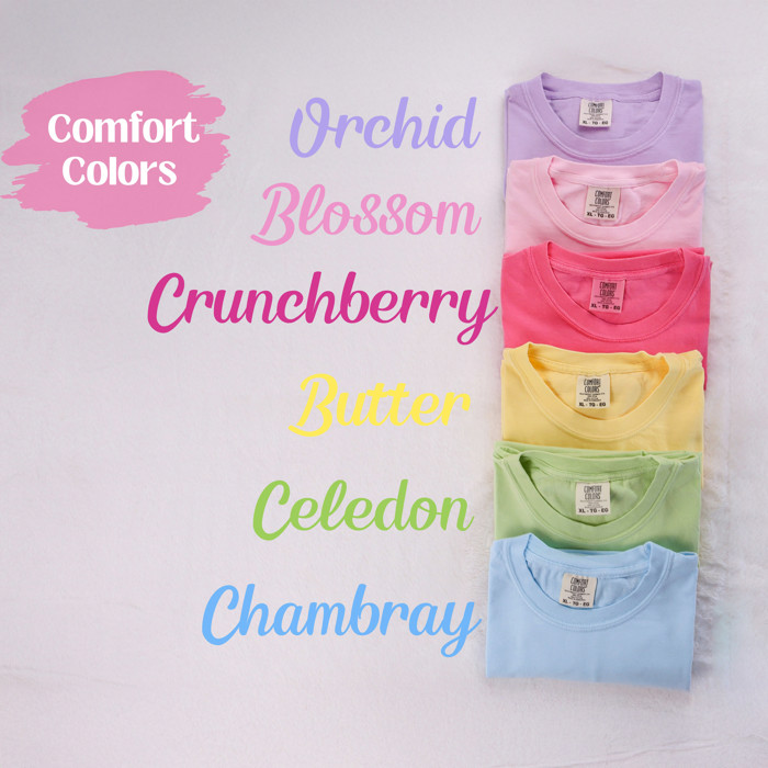 60+ Colors - T-Shirt (Crewneck) | 100% Cotton Heavyweight Tee (Unisex) | Comfort Colors