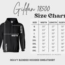  45 + Colors Sweatshirt (Hoodie Unisex) | 100% Cotton Heavy Blend Hooded