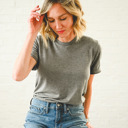  80+ Colors - Ultra Soft Longer Length Bella Canvas T-Shirt | Poly-Cotton Heathered Colors Jersey Tee