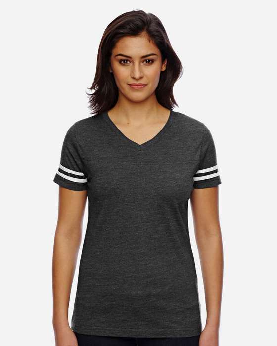 11 Colors - T-Shirt (V-Neck) | Women's Football Jersey Tee