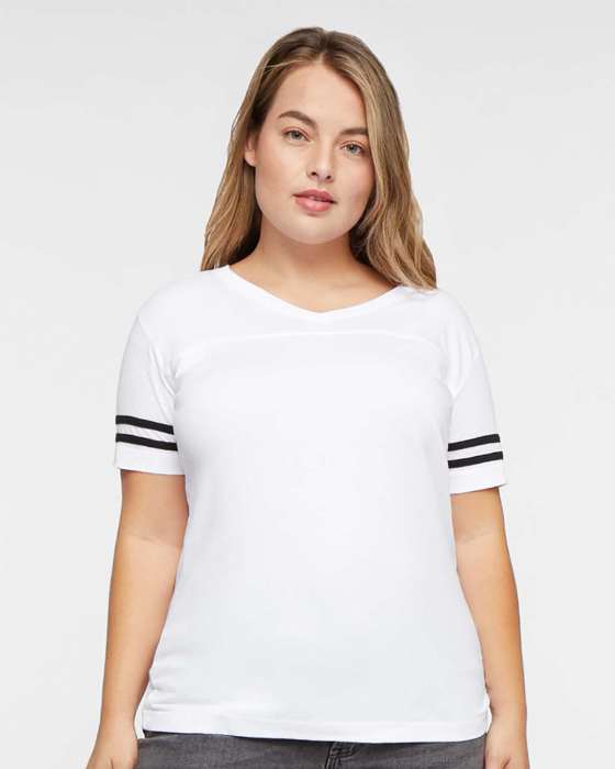 11 Colors - T-Shirt (V-Neck) | Women's Football Jersey Tee