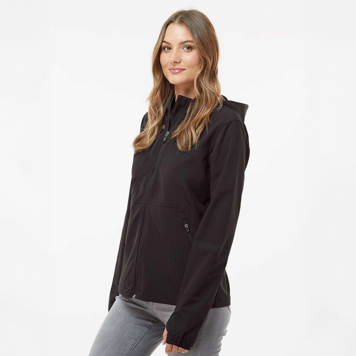 Hooded Jacket (Women's) Ascent Soft Shell Hooded Jacket DRI DUCK