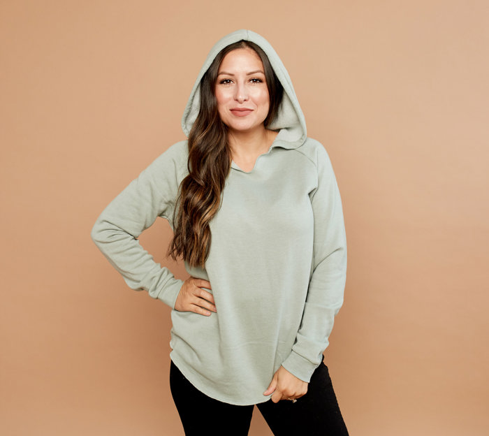 Sweatshirt (Hoodie) Women’s Lightweight California Wave Wash Hooded Sweatshirt