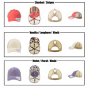  15 + Colors - Washed Mesh-Back Cap Women's Baseball Trucker Hat
