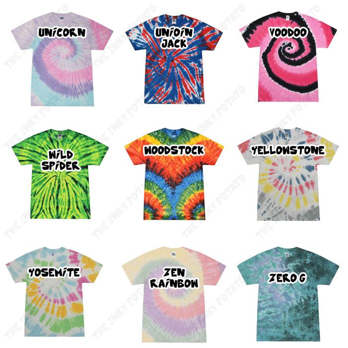 99 Colors - T-Shirt (Tie-Dyed) Multi-Color Unisex
