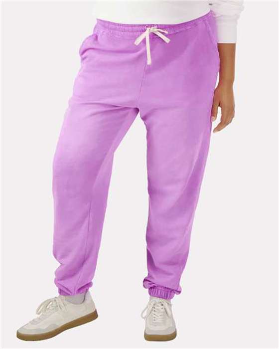Unisex Garment-Dyed Lightweight Sweatpants with Embellishment