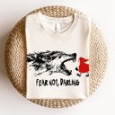  Fear not darling wolf red reding hood Soft Cozy Longer Length Unisex Graphic Tee T-shirt