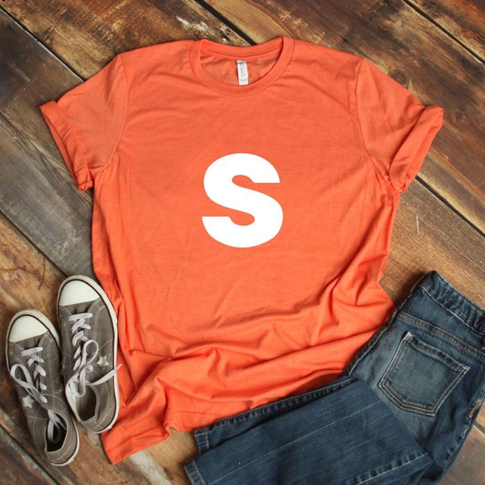 Letter S Delicious Candy Letter Costume T-shirt