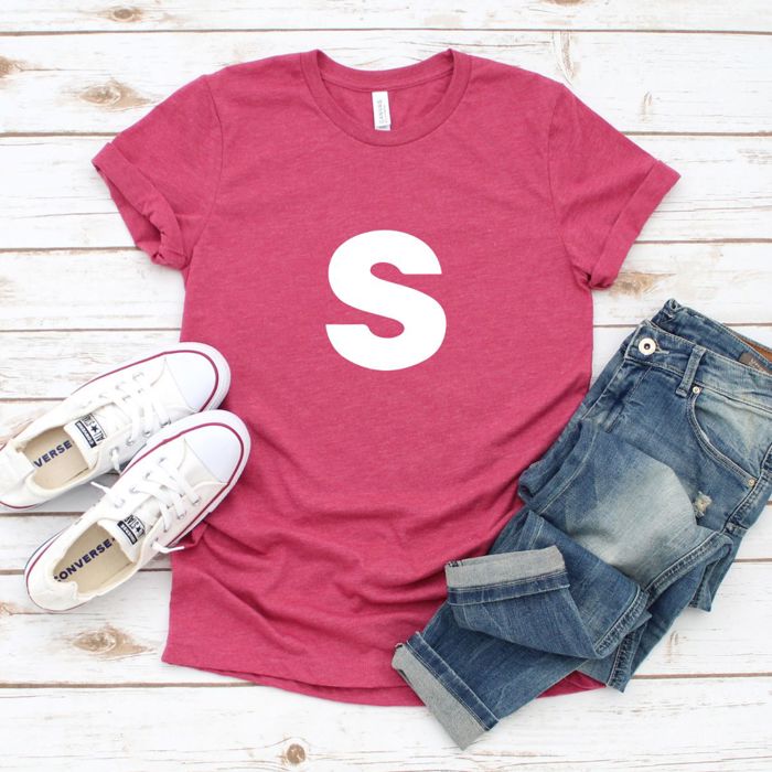 Letter S Delicious Candy Letter Costume T-shirt