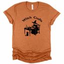  Witch Crafts Funny Halloween Crafting Fall Witch - T-Shirt (Crewneck)  100 Cotton Solid Colors Jersey Tee (Unisex)  Bella Canvas, T-Shirt (Crewneck)  Poly-C