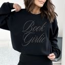  Book Girlie - Book Girlies All Over the 50 States Unite - Cozy Drop Shoulder Oversized Sweatshirt