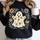  Folkart Ghost For Dark Colors - Sweatshirt (Crewneck)  Poly-Cotton Colors (Unisex)  Gildan