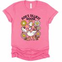  Gods Silliest Goose Floral - T-Shirt (Crewneck)  Longer Length Soft Bella Canvas Tee