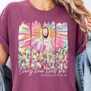  Every Knee Shall Bow Christian Jesus Bible Easter Inspired - T-Shirt Soft Wash Heavyweight Tee Comfort Colors