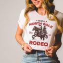  Annual North Pole Rodeo Santa Claus Christmas Time - Soft Longer Length Bella Canvas Tee