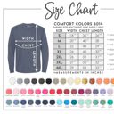  Cute Wood Painted Boutique Style Jack-o-Lantern Pumpkin - Soft wash Cotton Long Sleeve (Heavyweight) (Unisex) Comfort Colors