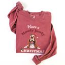  Have A Howly Jowly Christmas Cute Puppy Dog Holidays - Long Sleeve (Heavyweight)  100 Percent Cotton Goodness Comfort Colors