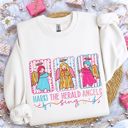  Hark The Herald Angels Sing Christmas Carol Christian Baby Jesus - Sweatshirt (Crewneck)  Poly-Cotton Colors (Unisex)  Gildan