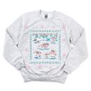  Total Throwback!  - 1990's PRINTED Christmas Teddy Bear Sweatshirts - Sweatshirt (Crewneck)  Poly-Cotton Colors (Unisex)  Gildan