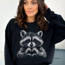  Heart Raccoon Valentines Day - Sweatshirts, T-shirts, or Longsleeves