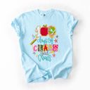  100 Days of Class and Chaos Hundred Days Of School - T-Shirt (Crewneck)  100 Cotton Heavyweight Tee (Unisex)  Comfort Colors