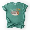  Lucky Ducky Faux (Printed, not real fabric or quilting)  Printed Quilted Duck St Patricks Day - Choose Sweatshirts, T-Shirts or Longsleeves