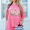  Pink Peony Club Flower Gardener Spring Florals - Choose T-Shirt or Sweatshirt