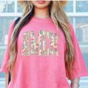 FAUX (Printed - not real fabric or pearls) Coquette Vintage Floral AMEN Christian Easter Spring - Choose T-Shirt or Sweatshirt