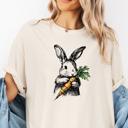  Bunny With Carrot Sketch - Choose T-Shirt or Sweatshirt