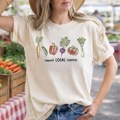 Support Local Farmers Markets Locally Grown - T-Shirt or Sweatshirt