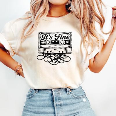 Vintage Style Cassette Tape its Fine 1980s Kids - Comfy T-shirt Styles