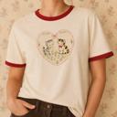  Adorable Vintage Kittens  - T-Shirt (Ringer) Unisex Fine Jersey