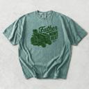  Father Mows Best Fathers Day for Dads - Soft Wash Comfort Colors (Main Image - Light Green)