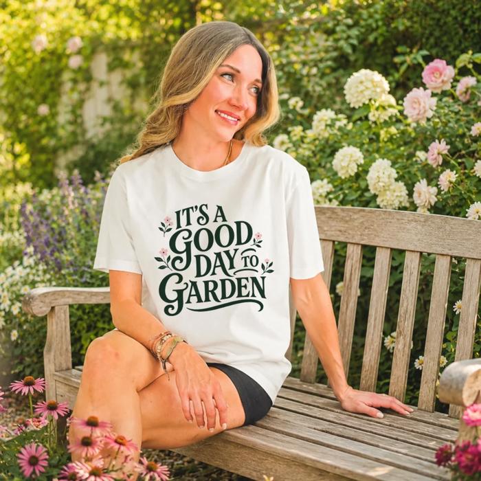Its A Good Day To Garden Gardeners, Gardening Plant Lovers - T-Shirt or Sweathshirt (main Image - Tultex - Heather Gray)