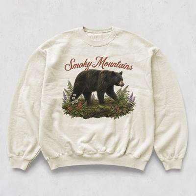 Vintage Smoky Mountains Hiker Sweatshirt - Comfy Hiking Sweatshirt or T-Shirt
