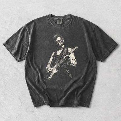 Grunge Style Abraham Lincoln Fouth of July 4th Patriotic 250 Years America - Tanks and T-Shirts (Main Image - Comfort Colors - Pepper)